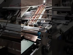 Machine de laminage à la flûte à pré-empilage mécanique à économie de main-d'œuvre pour l'industrie du conditionnement